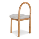 Ex Display - Adir Natural Dining Chair - Clay Grey Dining Chair LJ-Core