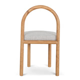 Ex Display - Adir Natural Dining Chair - Clay Grey Dining Chair LJ-Core