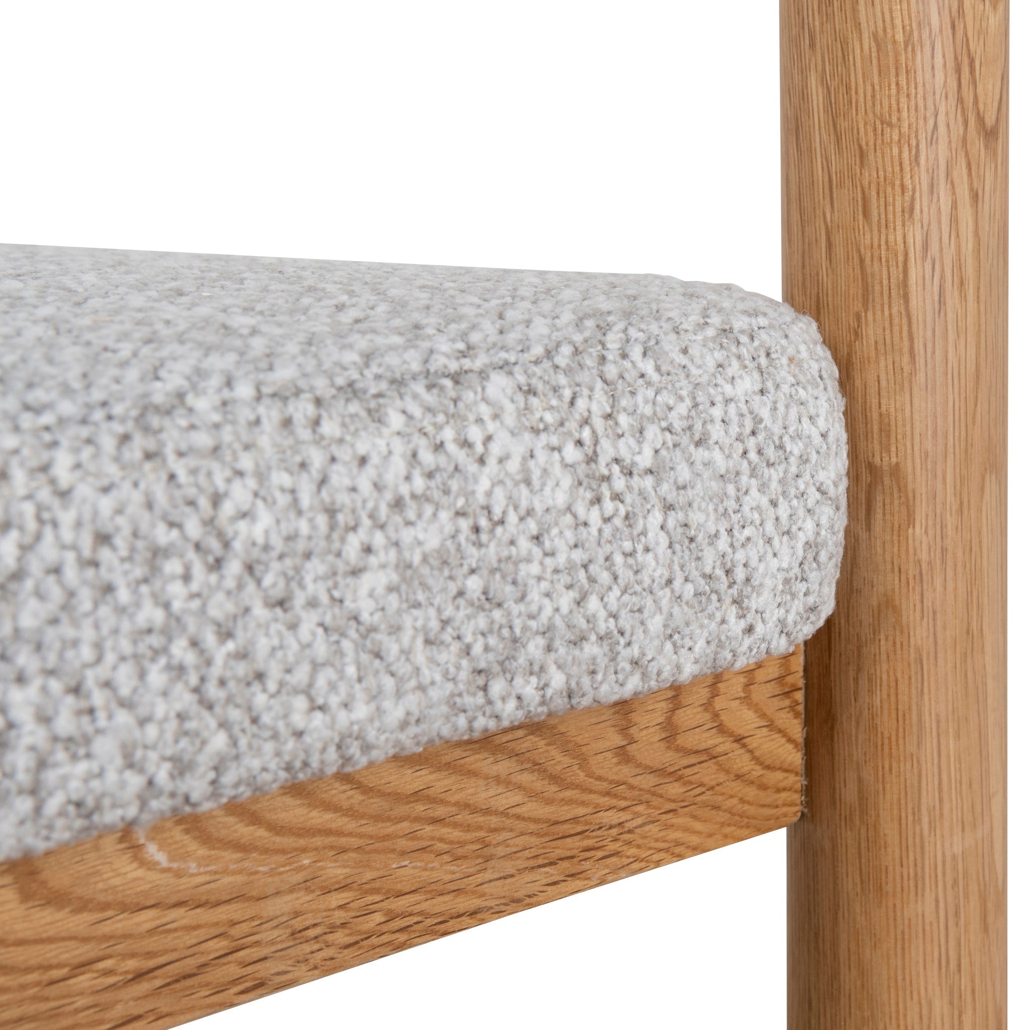 Ex Display - Adir Natural Dining Chair - Clay Grey Dining Chair LJ-Core