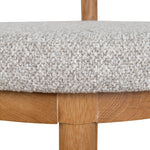 Ex Display - Adir Natural Dining Chair - Clay Grey Dining Chair LJ-Core