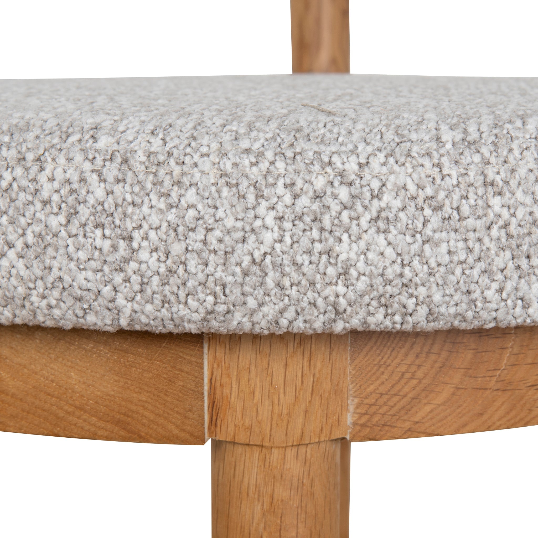 Ex Display - Adir Natural Dining Chair - Clay Grey Dining Chair LJ-Core