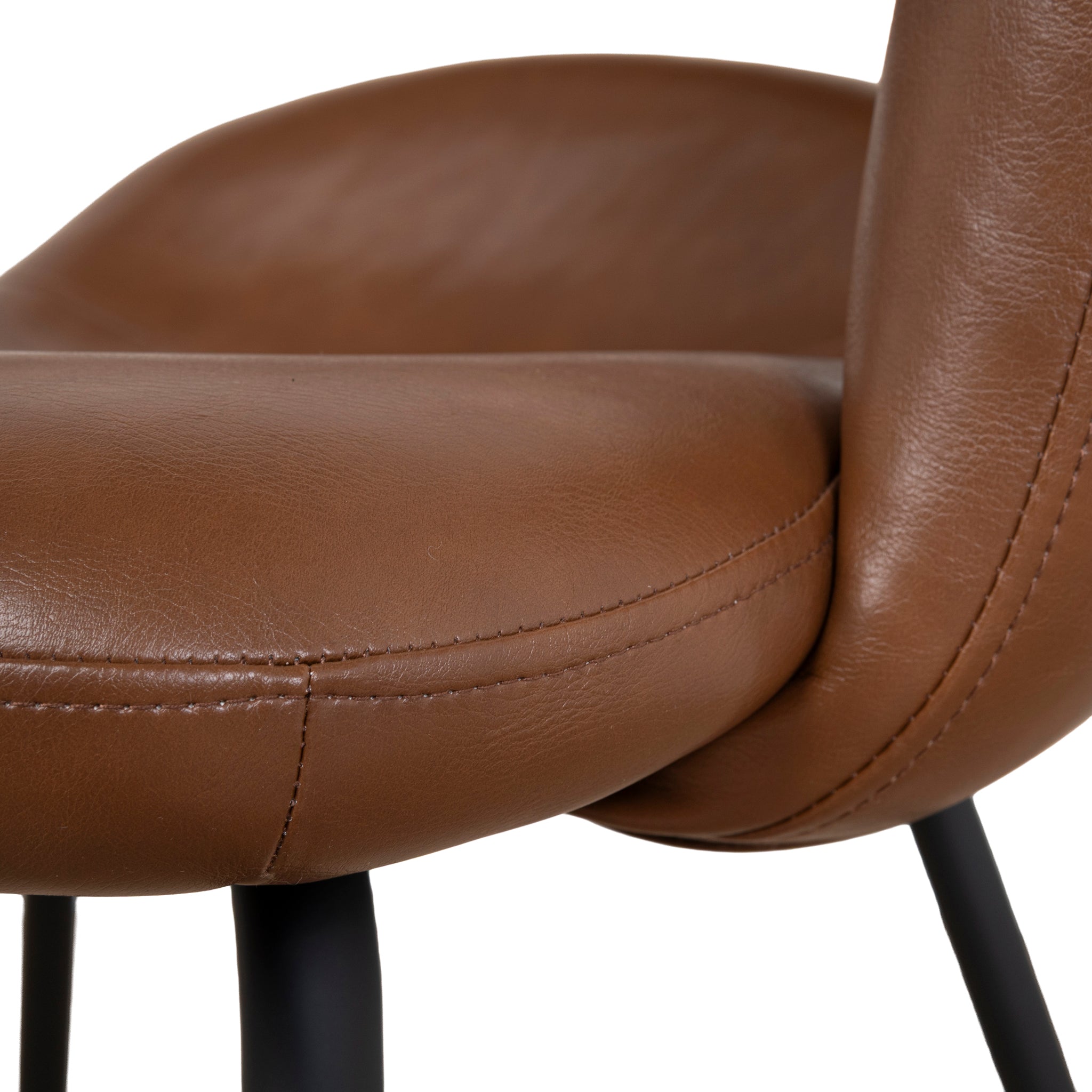 Set of 2 - Dalca Black Dining Chair - Antique Brown Dining Chair Freehold-Core