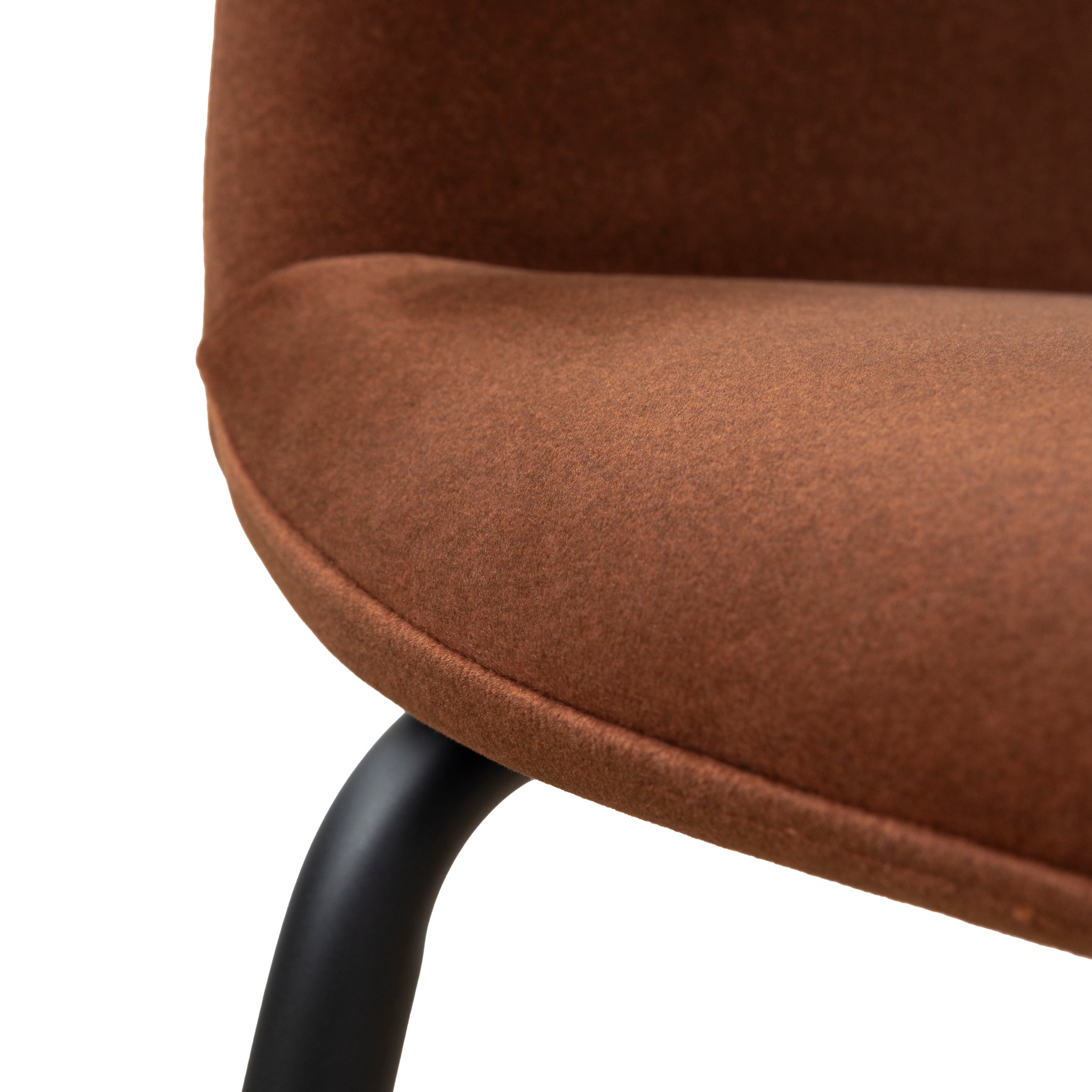 Set of 2 - Kendry Black Dining Chair - Red Bronze Seat Dining Chair Freehold-Core