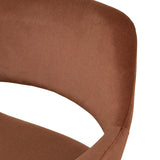 Set of 2 - Kendry Black Dining Chair - Red Bronze Seat Dining Chair Freehold-Core