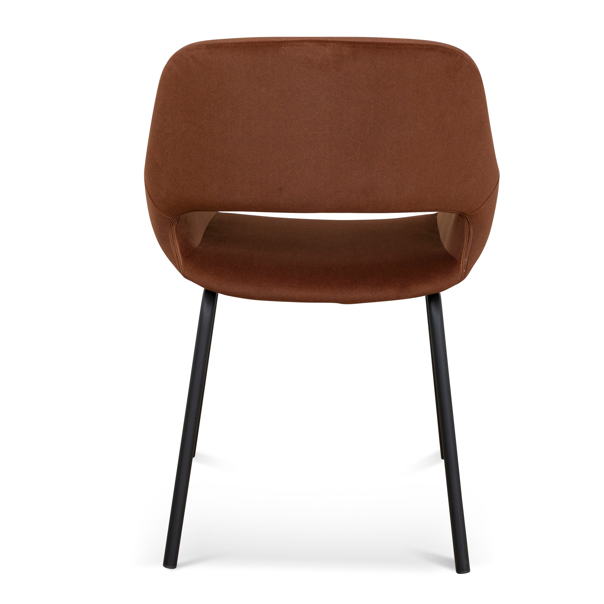 Set of 2 - Kendry Black Dining Chair - Red Bronze Seat Dining Chair Freehold-Core