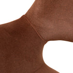 Set of 2 - Kendry Black Dining Chair - Red Bronze Seat Dining Chair Freehold-Core