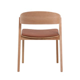 Set of 2 - Davis Natural Dining Chair - Brown Seat Dining Chair Swady-Core