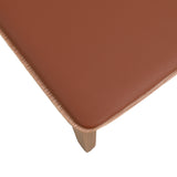 Set of 2 - Davis Natural Dining Chair - Brown Seat Dining Chair Swady-Core