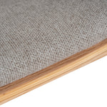 Set of 2 - Davis Natural Dining Chair - Grey Seat Dining Chair Swady-Core