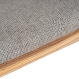 Set of 2 - Davis Natural Dining Chair - Grey Seat Dining Chair Swady-Core