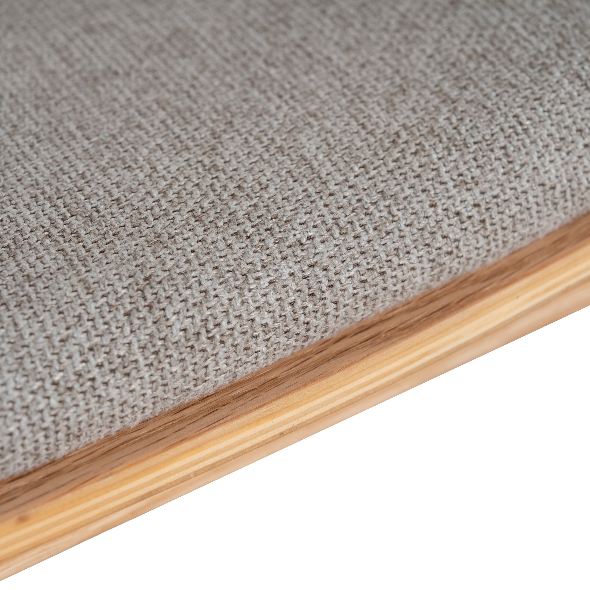 Set of 2 - Davis Natural Dining Chair - Grey Seat Dining Chair Swady-Core