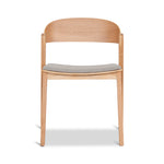 Set of 2 - Davis Natural Dining Chair - Grey Seat Dining Chair Swady-Core