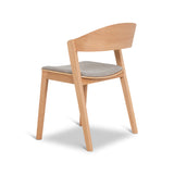 Set of 2 - Davis Natural Dining Chair - Grey Seat Dining Chair Swady-Core