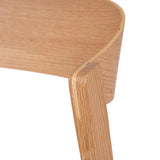 Set of 2 - Davis Natural Dining Chair - Grey Seat Dining Chair Swady-Core