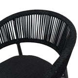 Set of 2 - Gonzalo Outdoor Dining Chair - Charcoal Outdoor Chair Industra-Core