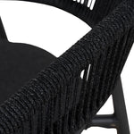 Set of 2 - Gonzalo Outdoor Dining Chair - Charcoal Outdoor Chair Industra-Core