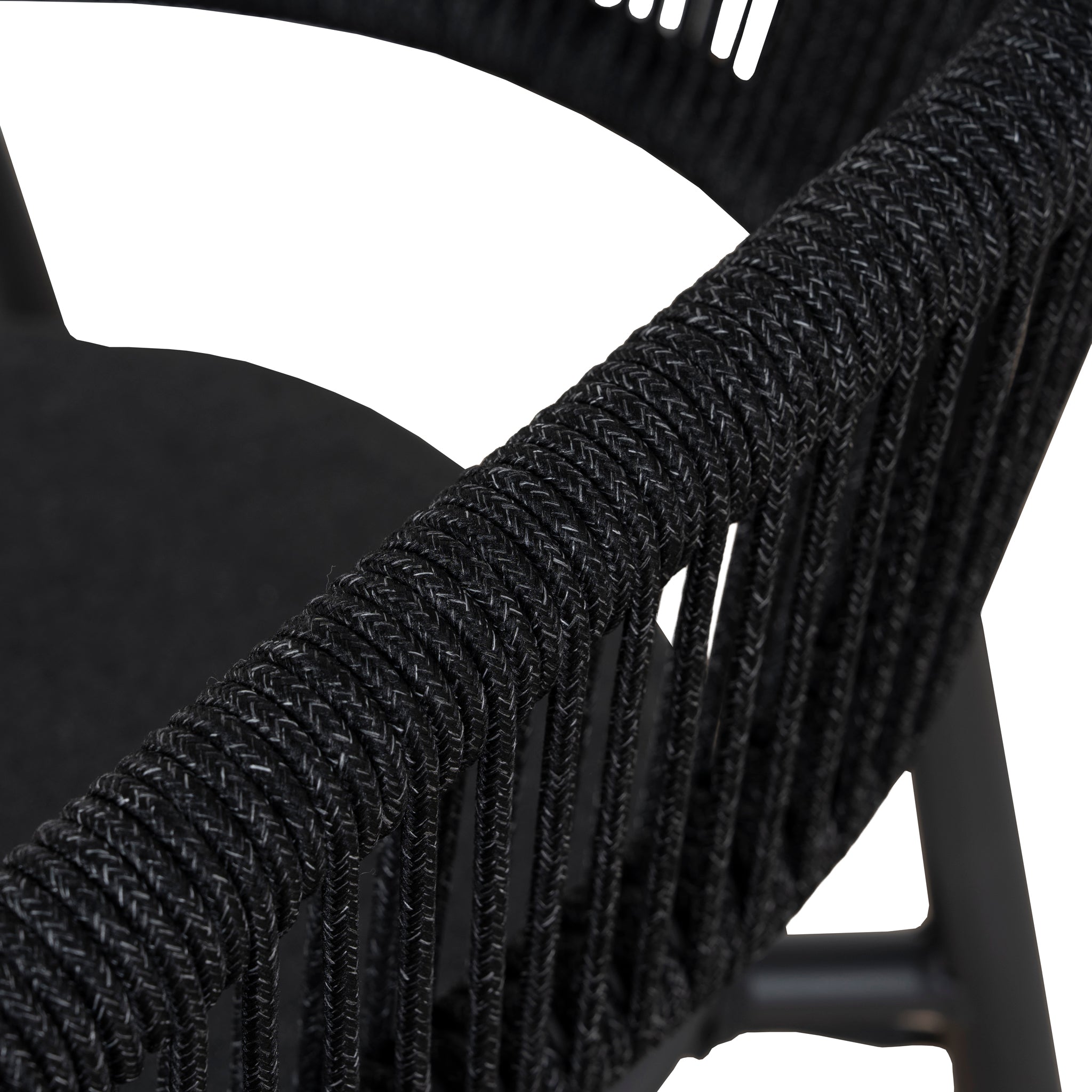 Set of 2 - Gonzalo Outdoor Dining Chair - Charcoal Outdoor Chair Industra-Core