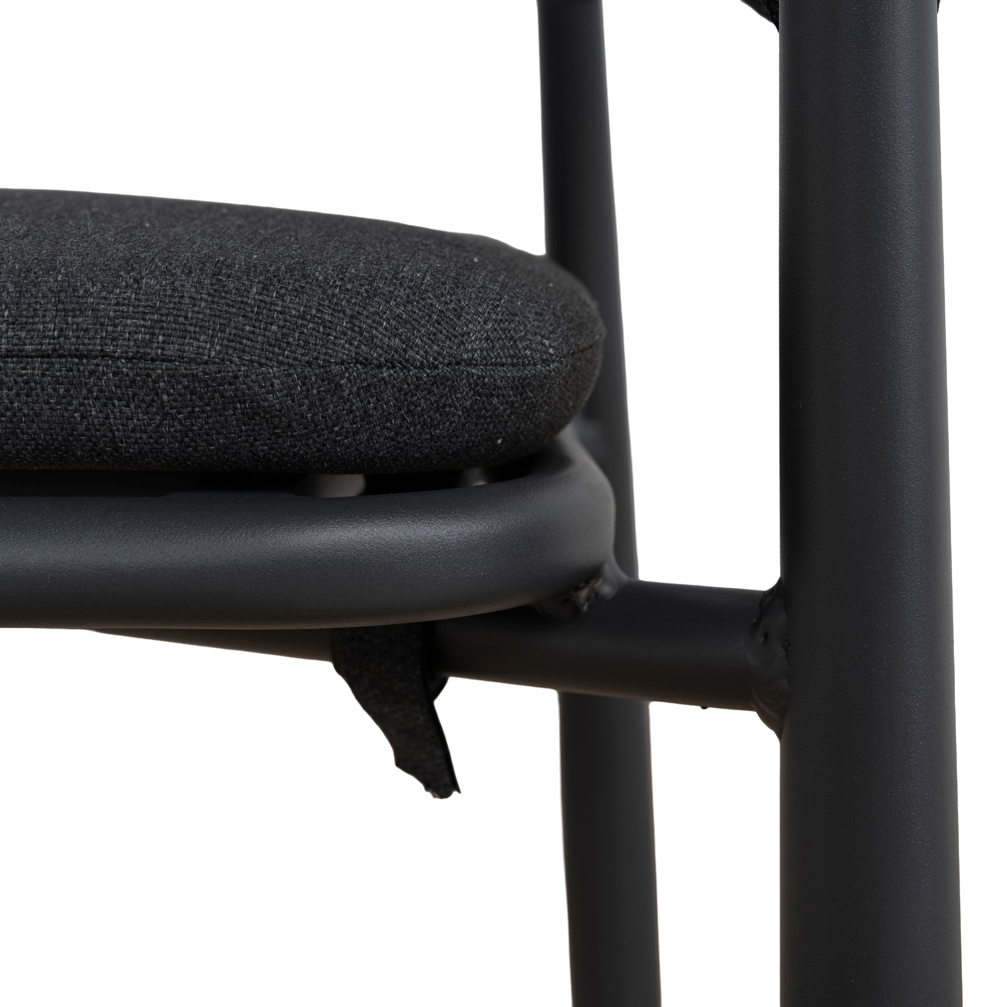 Set of 2 - Gonzalo Outdoor Dining Chair - Charcoal Outdoor Chair Industra-Core