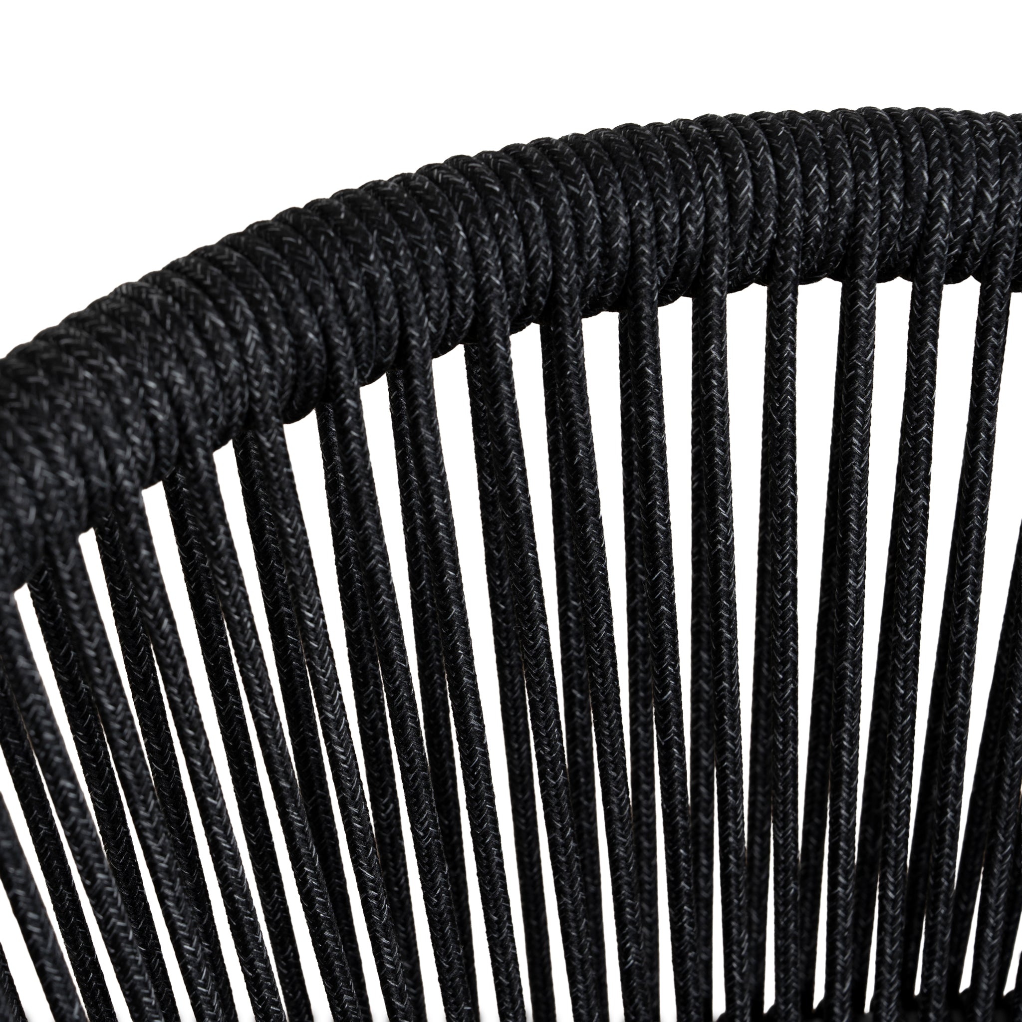 Set of 2 - Gonzalo Outdoor Dining Chair - Charcoal Outdoor Chair Industra-Core