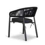 Set of 2 - Gonzalo Outdoor Dining Chair - Charcoal Outdoor Chair Industra-Core
