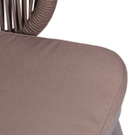 Set of 2 - Jamil Beige Outdoor Dining Chair - Brown Outdoor Chair Industra-Core