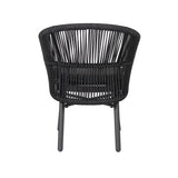Set of 2 - Jamil Outdoor Dining Chair - Charcoal Outdoor Chair Industra-Core
