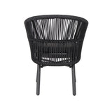 Set of 2 - Jamil Outdoor Dining Chair - Charcoal Outdoor Chair Industra-Core