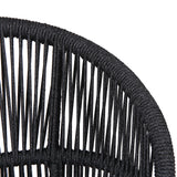 Set of 2 - Jamil Outdoor Dining Chair - Charcoal Outdoor Chair Industra-Core