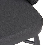Set of 2 - Jamil Outdoor Dining Chair - Charcoal Outdoor Chair Industra-Core