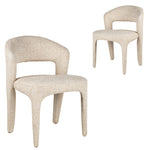 Set of 2 - Voss Dining Chair - Pale Beige Dining Chair Cino-Core