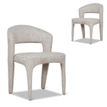 Set of 2 - Voss Dining Chair - Pale Beige Dining Chair Cino-Core