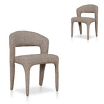 Set of 2 - Voss Dining Chair - Stonish Beige Dining Chair Cino-Core