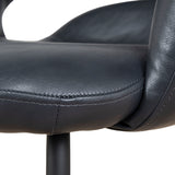 Set of 2 - Dalca Dining Chair - Full Black Dining Chair Freehold-Core