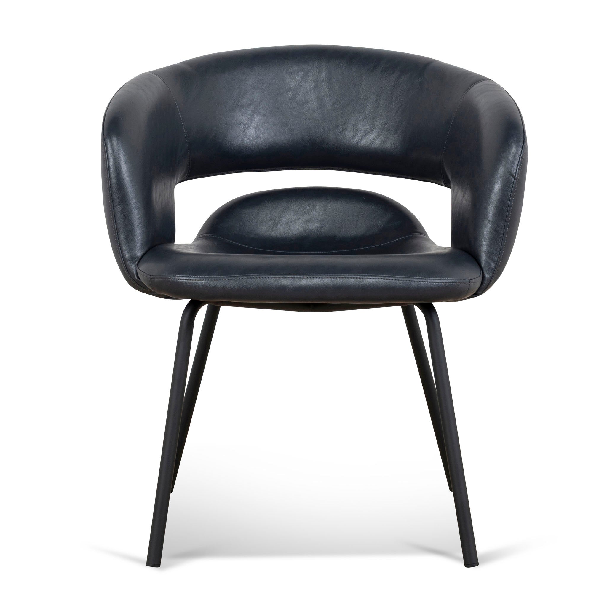 Ex Display - Dalca Dining Chair - Full Black Dining Chair Freehold-Core