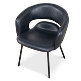 Ex Display - Dalca Dining Chair - Full Black Dining Chair Freehold-Core