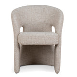 Undine Fabric Dining Chair - Pale Beige Dining Chair Freehold-Core