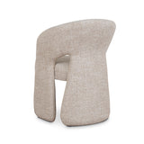 Undine Fabric Dining Chair - Pale Beige Dining Chair Freehold-Core