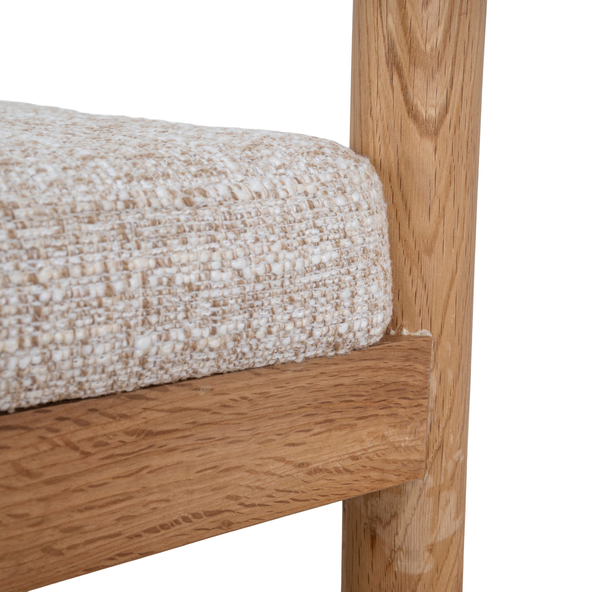 Set of 2 - Adir Natural Dining Chair - Pale Beige Dining Chair LJ-Core