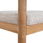 Set of 2 - Adir Natural Dining Chair - Pale Beige Dining Chair LJ-Core