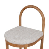 Set of 2 - Adir Natural Dining Chair - Pale Beige Dining Chair LJ-Core