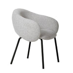 Set of 2 - Sora Black Dining Chair - Clay Grey Dining Chair Freehold-Core