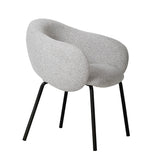 Set of 2 - Sora Black Dining Chair - Clay Grey Dining Chair Freehold-Core