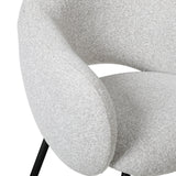 Set of 2 - Sora Black Dining Chair - Clay Grey Dining Chair Freehold-Core