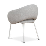 Set of 2 - Sora White Dining Chair - Clay Grey Dining Chair Freehold-Core