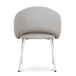 Set of 2 - Sora White Dining Chair - Clay Grey Dining Chair Freehold-Core