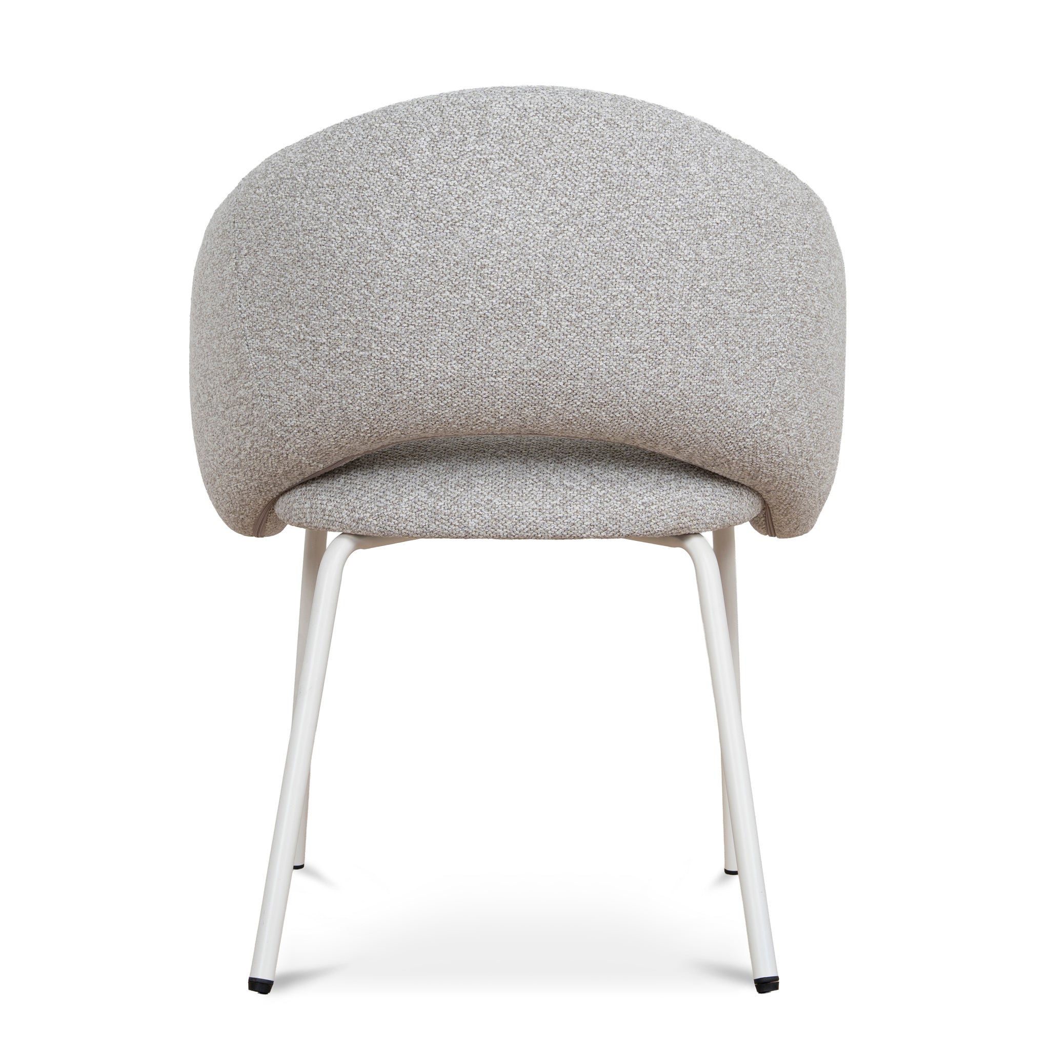 Set of 2 - Sora White Dining Chair - Clay Grey Dining Chair Freehold-Core