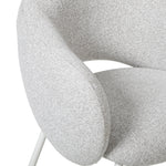 Set of 2 - Sora White Dining Chair - Clay Grey Dining Chair Freehold-Core