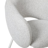 Set of 2 - Sora White Dining Chair - Clay Grey Dining Chair Freehold-Core