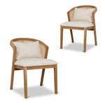 Set of 2 - Earlene Fabric Dining Chair - Dawn Beige Dining Chair LJ-Core
