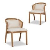 Set of 2 - Earlene Fabric Dining Chair - Dawn Beige Dining Chair LJ-Core